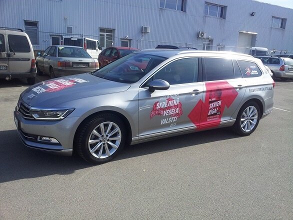 Biķernieku pusmaratona organizatoriem piešķirtais VW Passat Biķernieku pusmaratona organizatoriem piešķirtais VW Passat